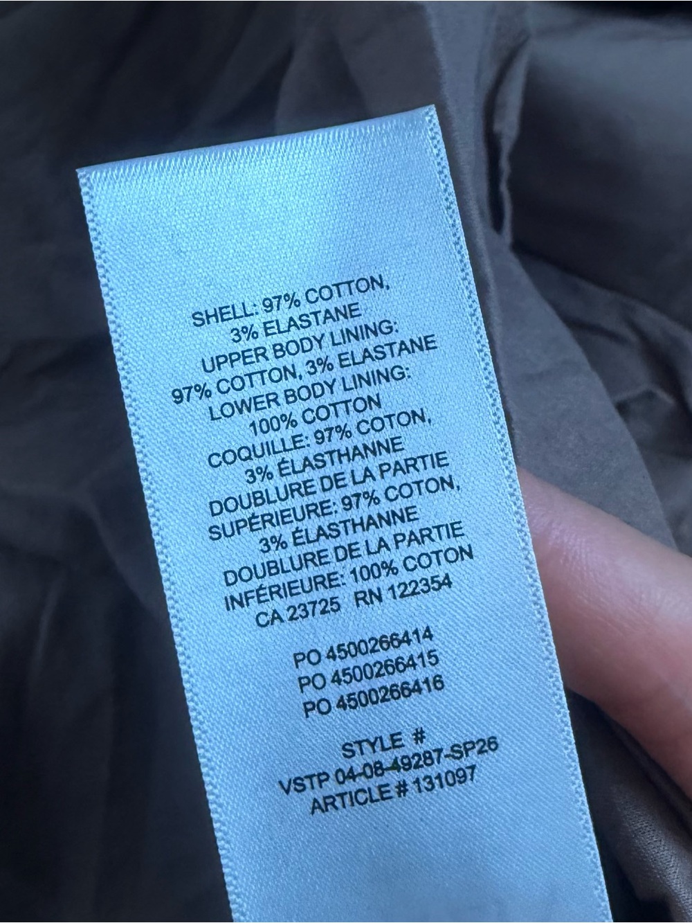 Aritzia Wilfred Tina Poplin Dress - Picture 5 of 8